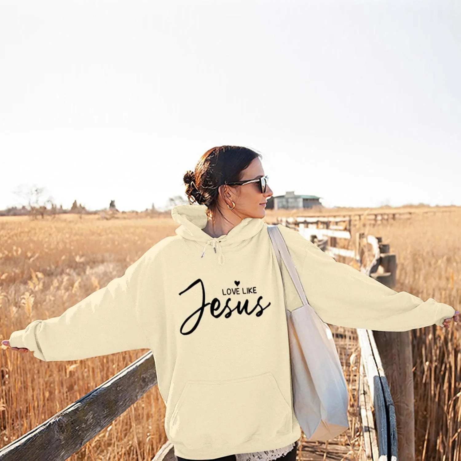 Oversized Letter Print Hoodies for Women Casual Long Sleeve Loose Fit Pullover 2025 Y2k Teen Girls Spring Clothes
