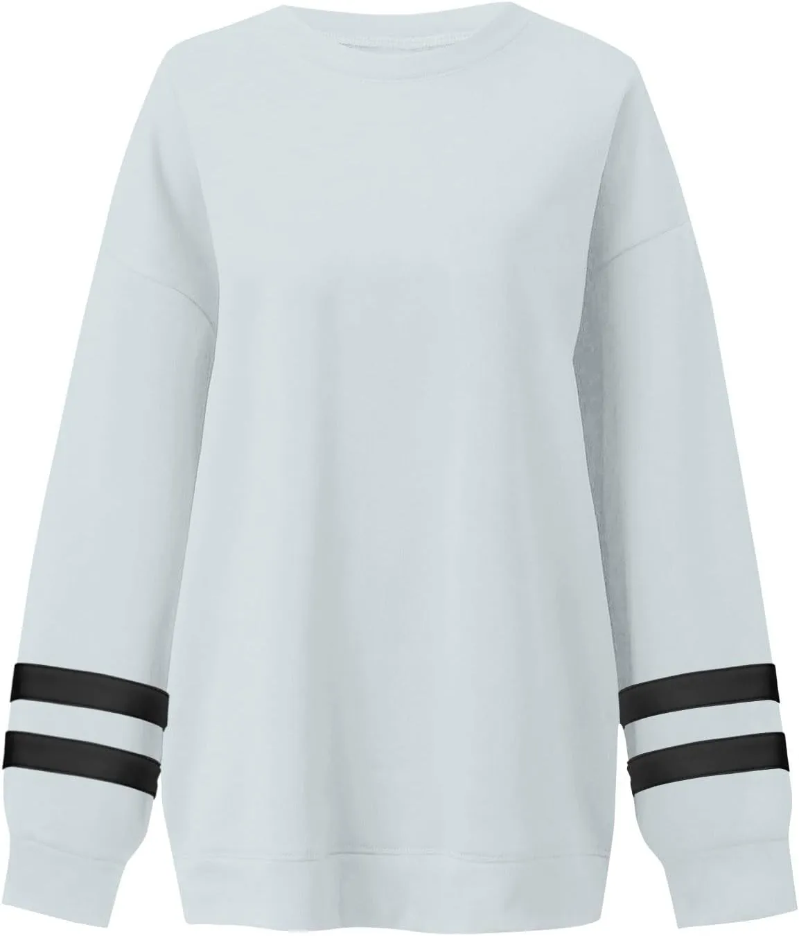 Oversized Sweatshirt For Women Trendy Hoodie Pullover Crewneck Long Sleeve Solid Fall Winter Clothes 2024