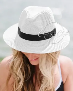 Panama Straw Hat - White
