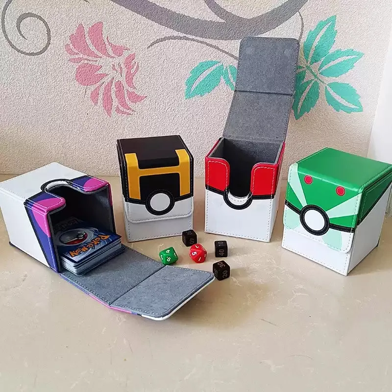 PLAYX - Trading Card Game Deck Box - Poke Ball (100  Cards)