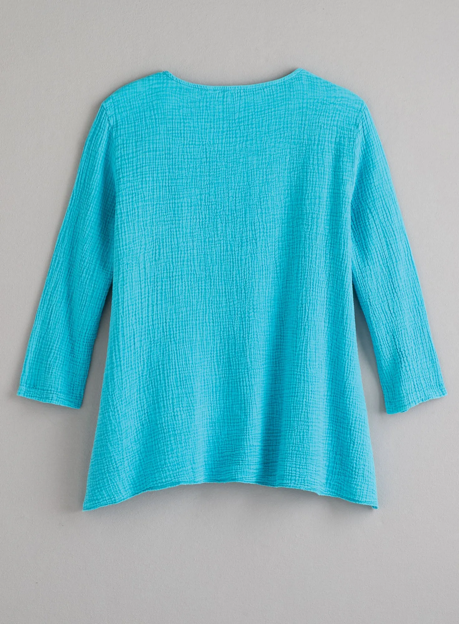 Polka Daisy Cotton Gauze Top