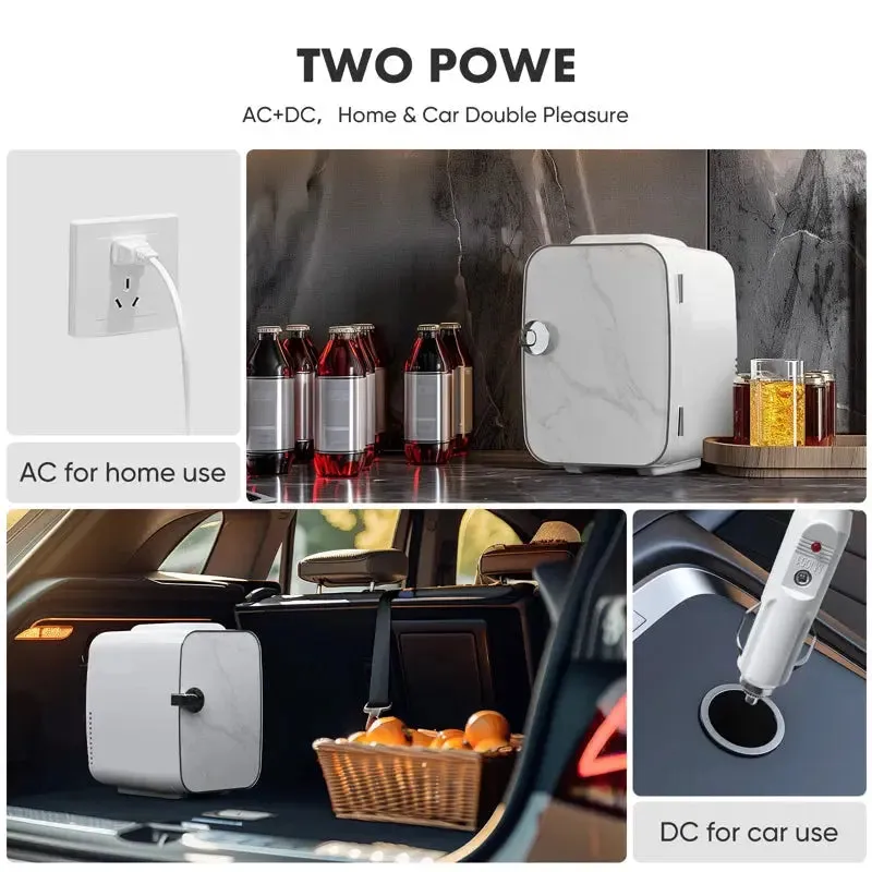 Portable Mini Fridge Travel Thermoelectric 4 Liter Cooler and Warmer