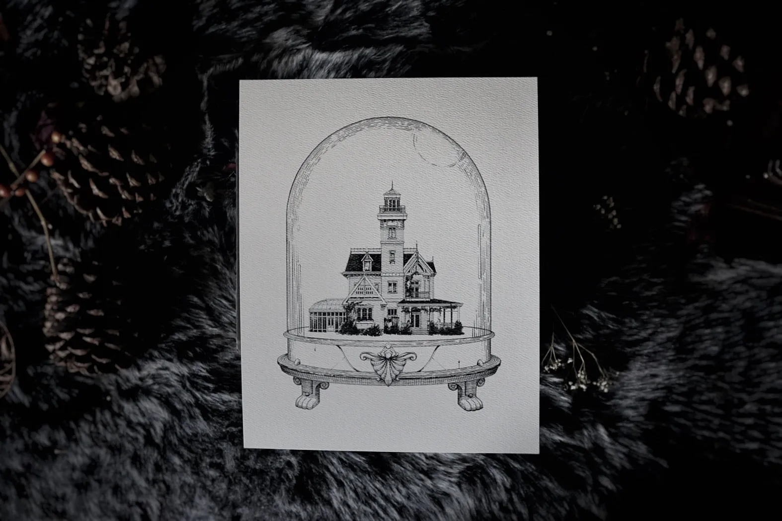 Practical Magic House: Houses of Horror | Art Print