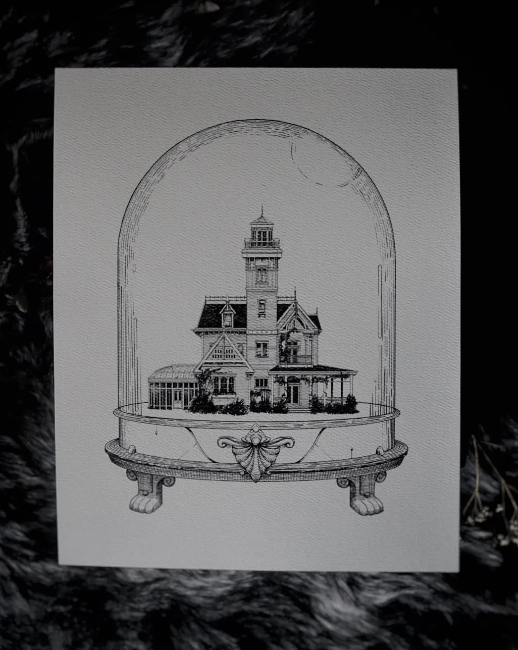Practical Magic House: Houses of Horror | Art Print