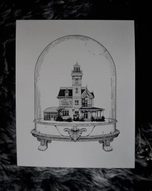Practical Magic House: Houses of Horror | Art Print