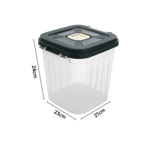 Premium Pet Food Storage Bucket with Measuring Cup