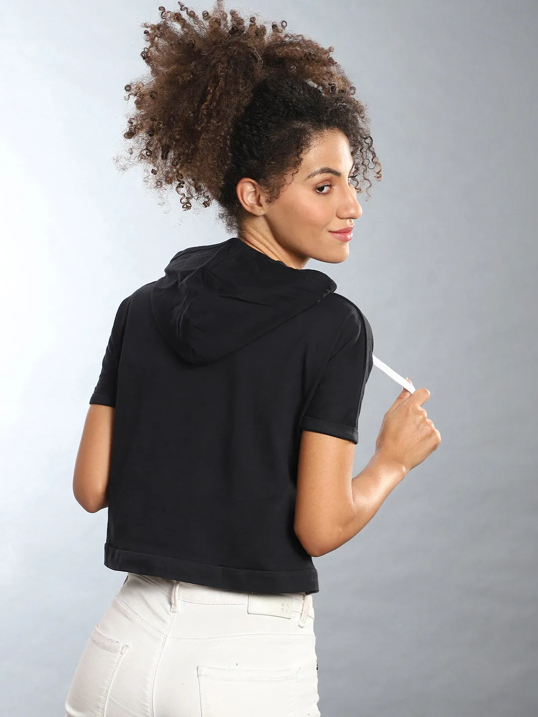 Printed Black Top