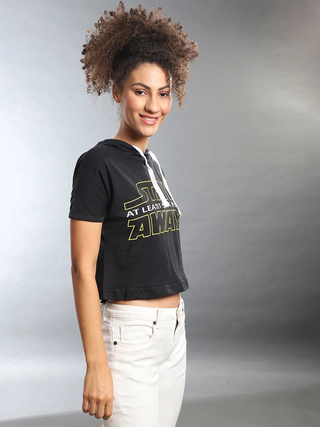 Printed Black Top