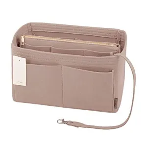 Purse Organizer, Bag Organizer with Metal Zipper