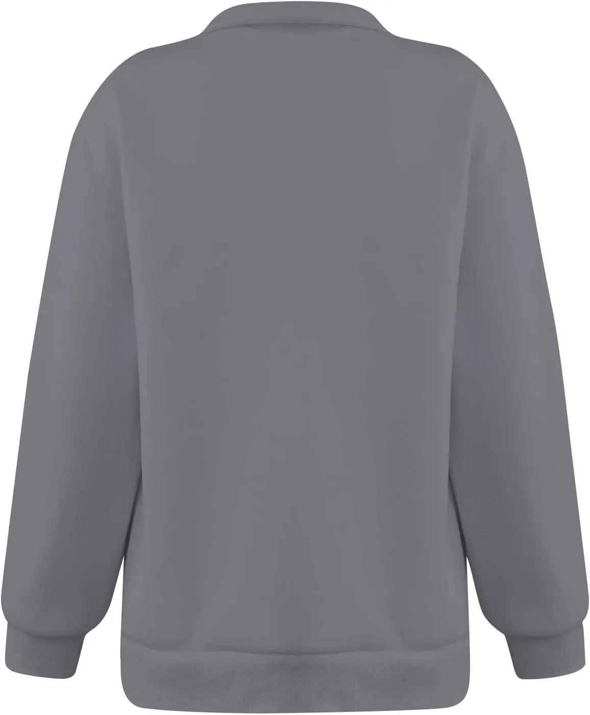 Quarter Zip Pullover for Women Fall Drop Shoulder Sweaters Casual Sweatshirt Half Zip Blouses Long Sleeve Y2k Clothes