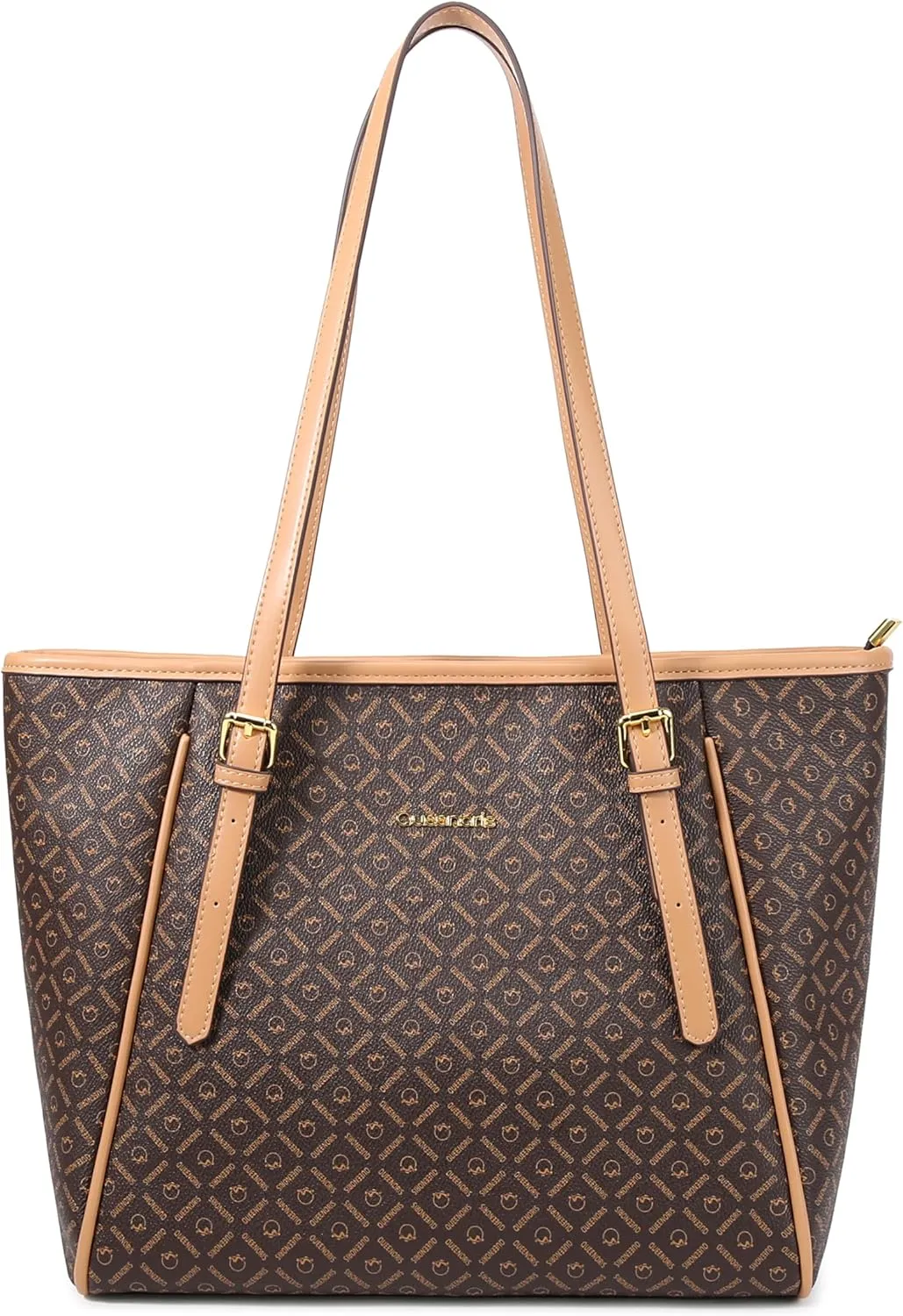Queenoris PVC Tote Bag for Women, Top Handle Shoulder Bags Travel Shopping Bag Fashion Purses Satchel