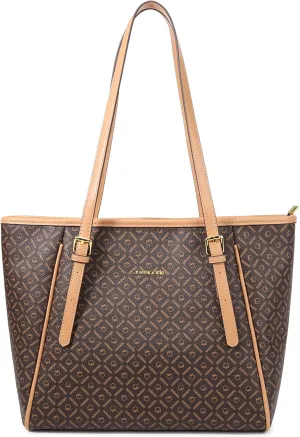 Queenoris PVC Tote Bag for Women, Top Handle Shoulder Bags Travel Shopping Bag Fashion Purses Satchel