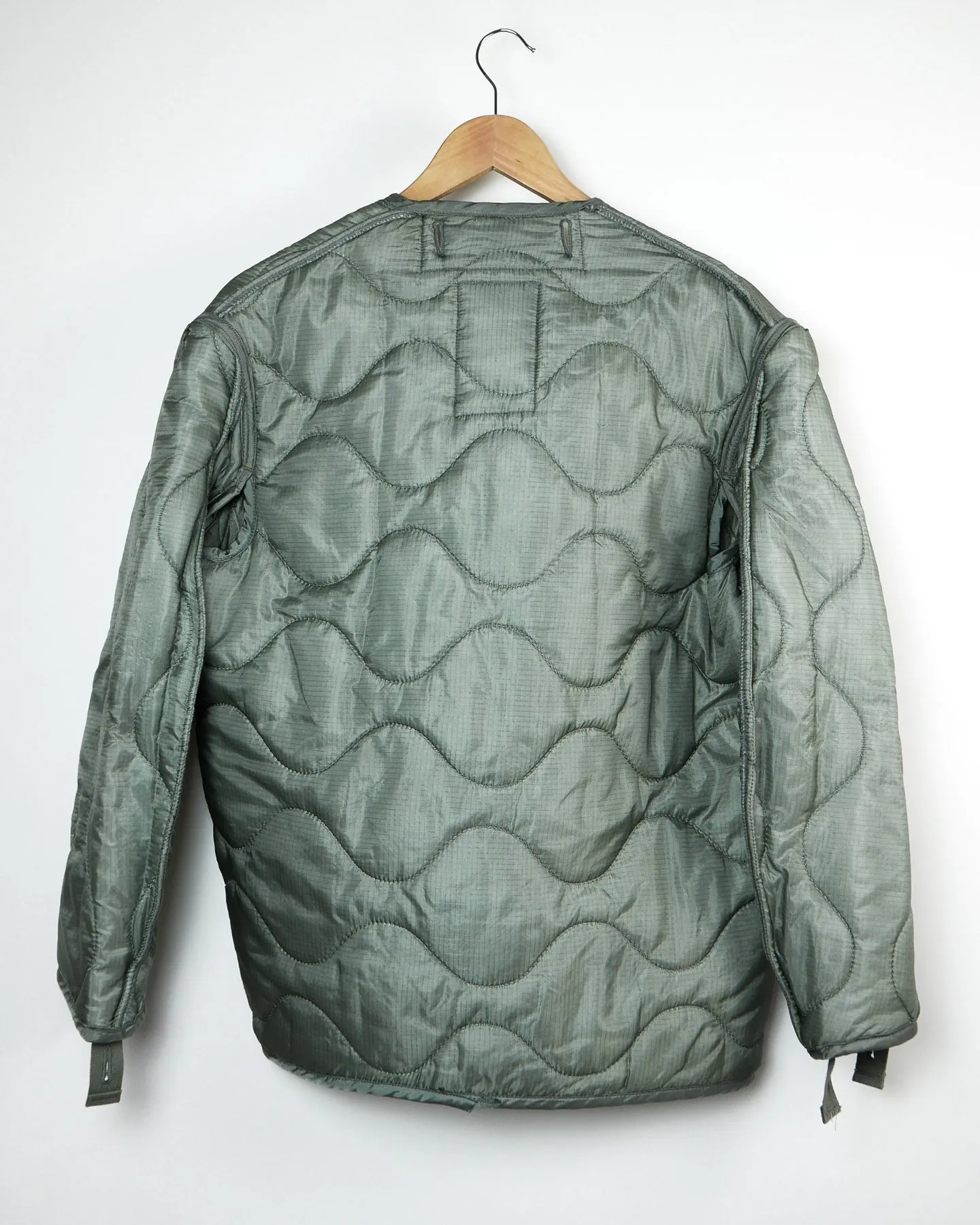 Quilted Sage Military Jacket Liner