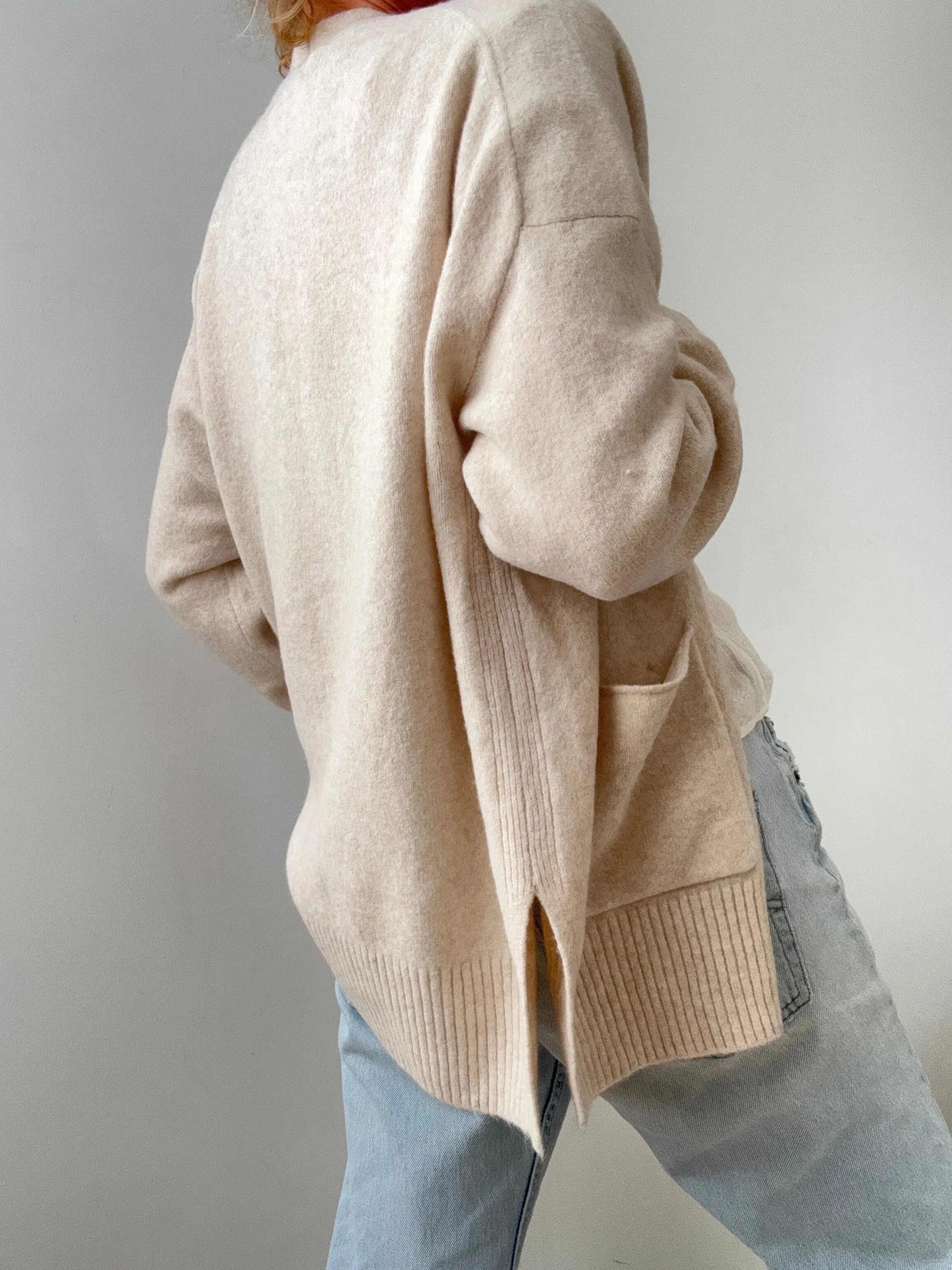 Ralph Lauren Soft Knit Cardigan Oatmeal