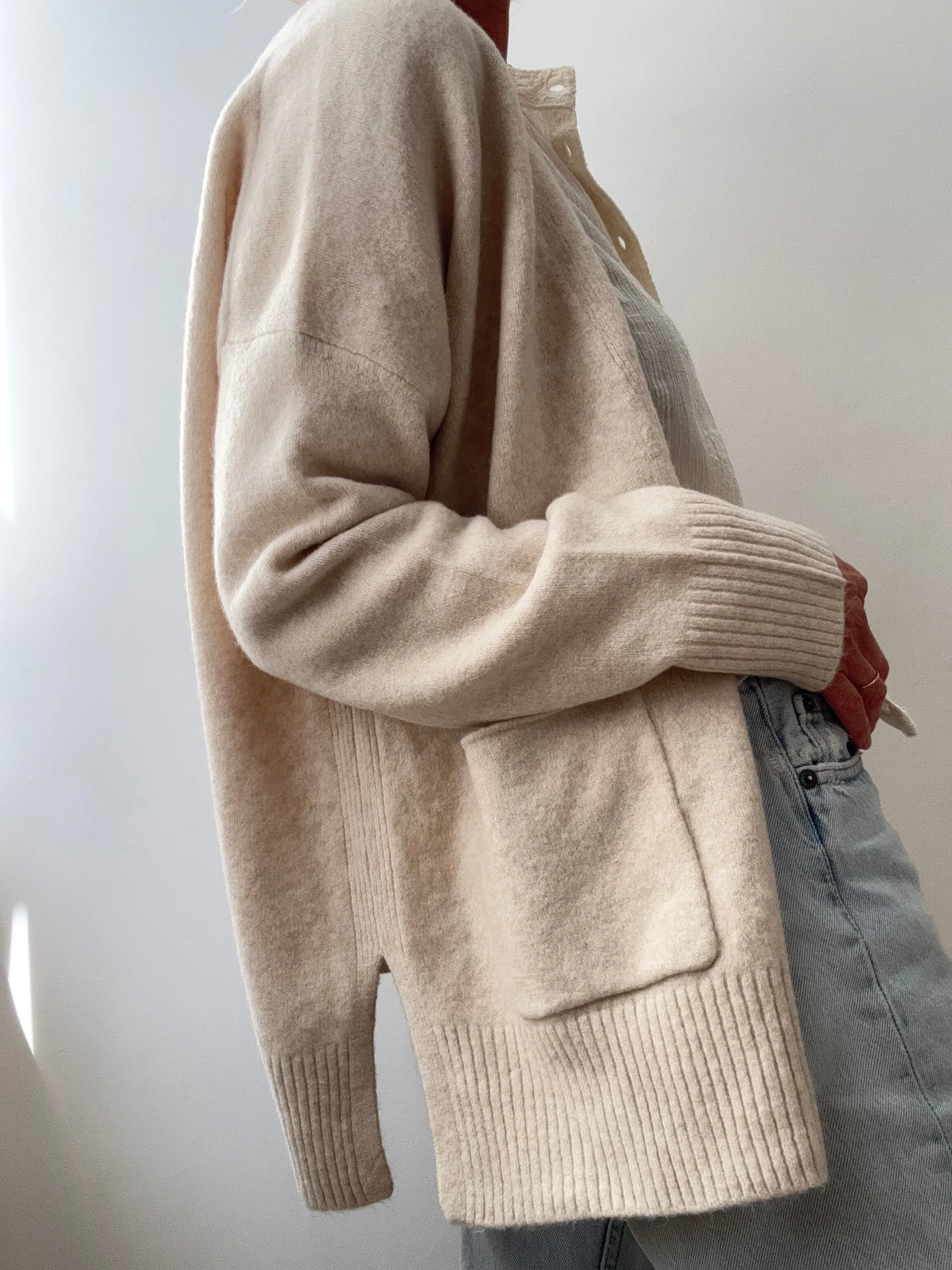 Ralph Lauren Soft Knit Cardigan Oatmeal