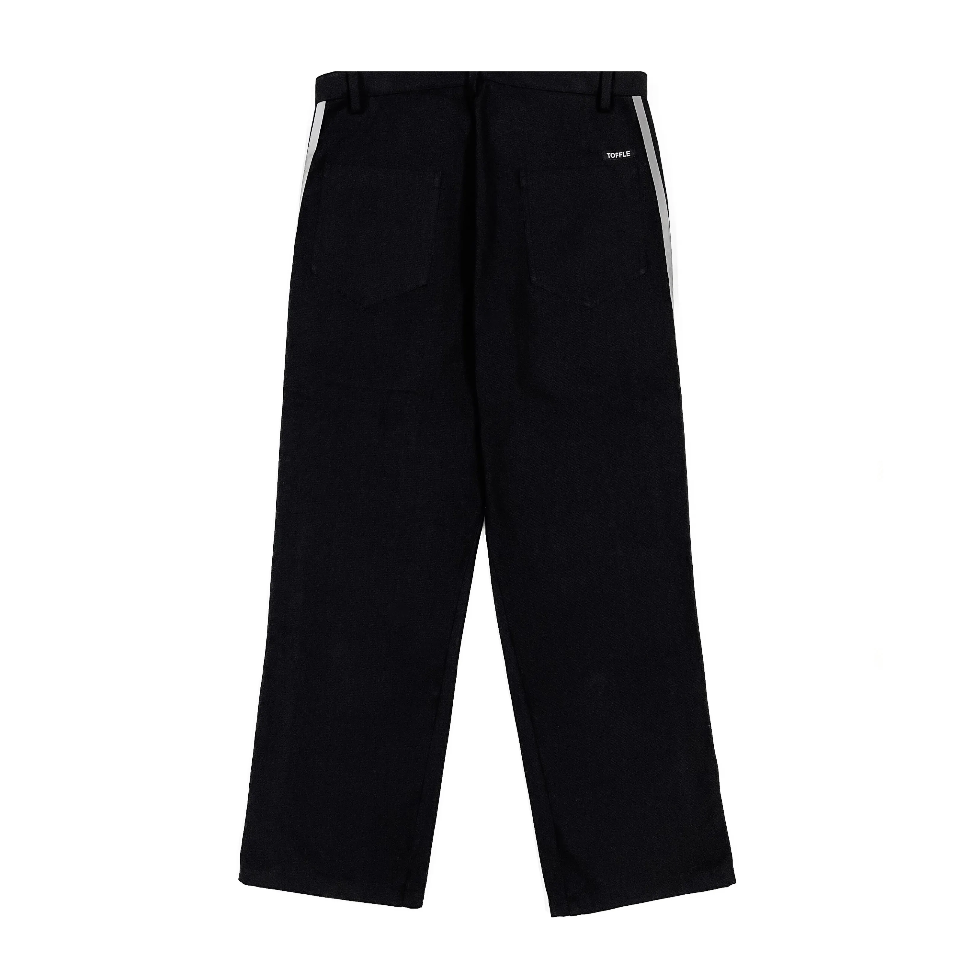 Reflective Athletic Black Jeans