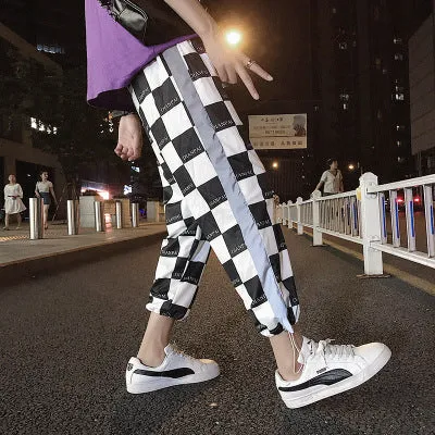 Reflective Harem Gothic Pants