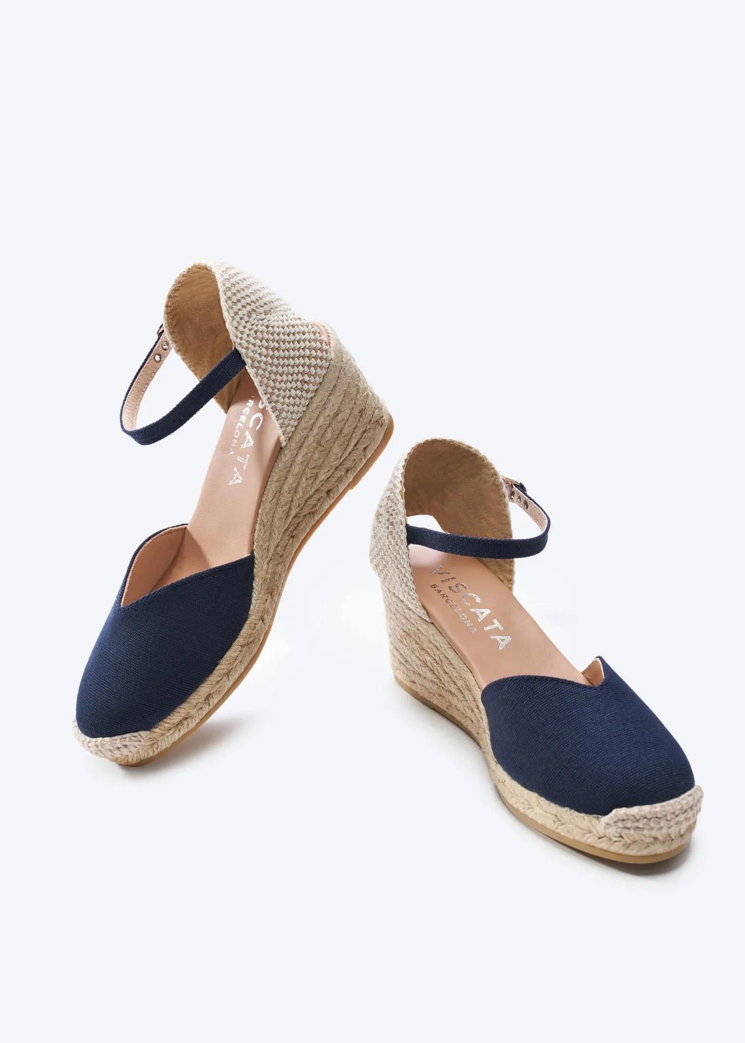 Reus Canvas Espadrille Wedges by Viscata