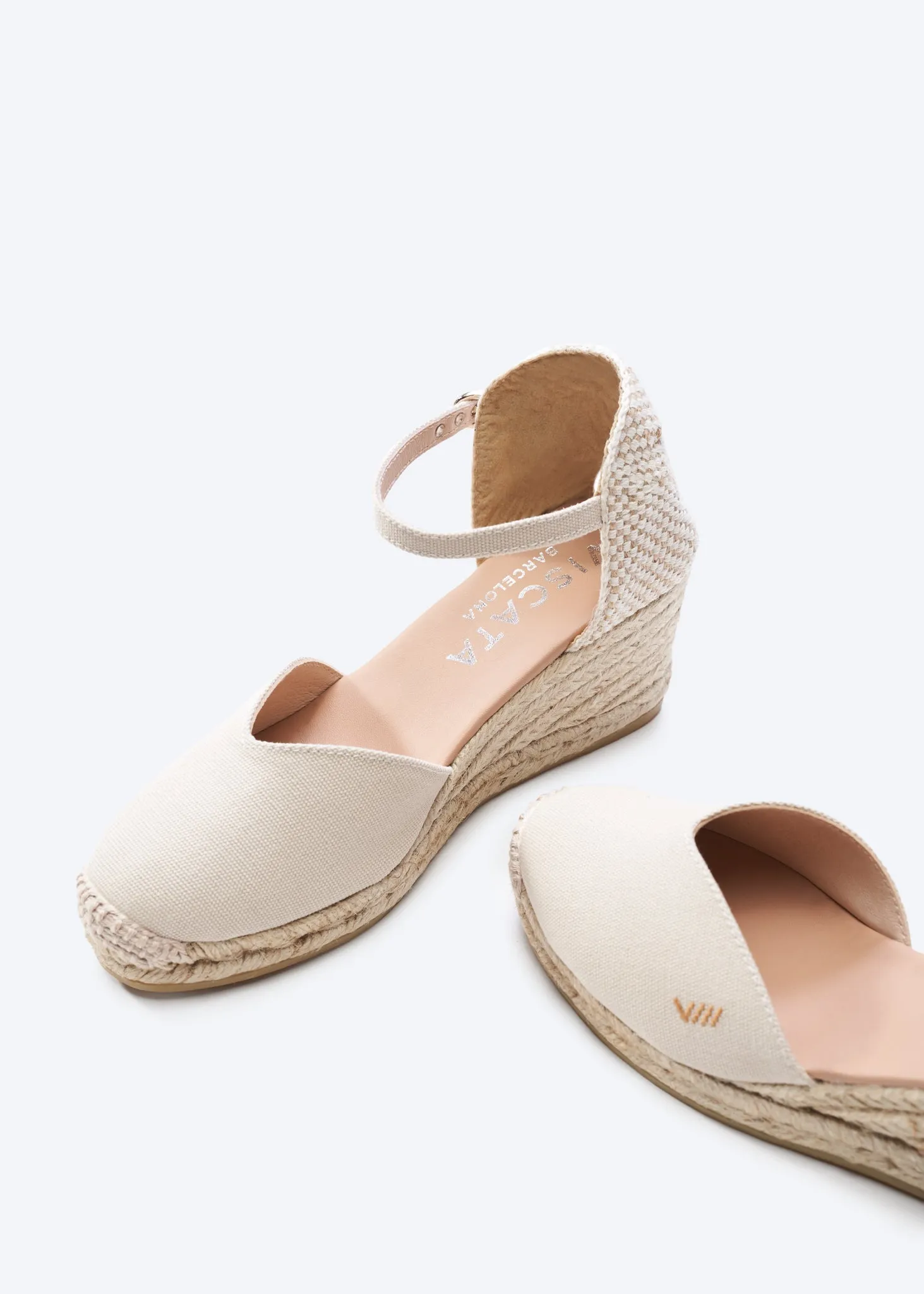 Reus Canvas Espadrille Wedges by Viscata