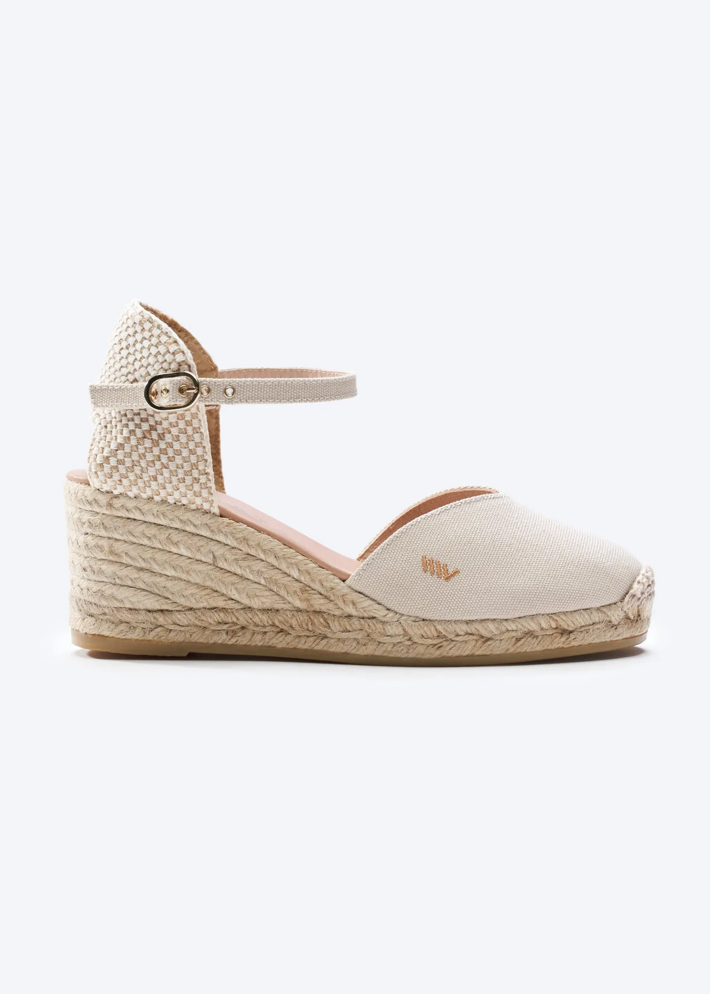 Reus Canvas Espadrille Wedges by Viscata