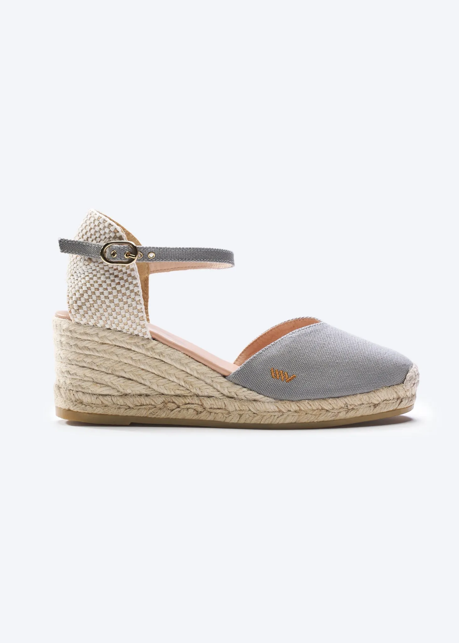 Reus Canvas Espadrille Wedges by Viscata
