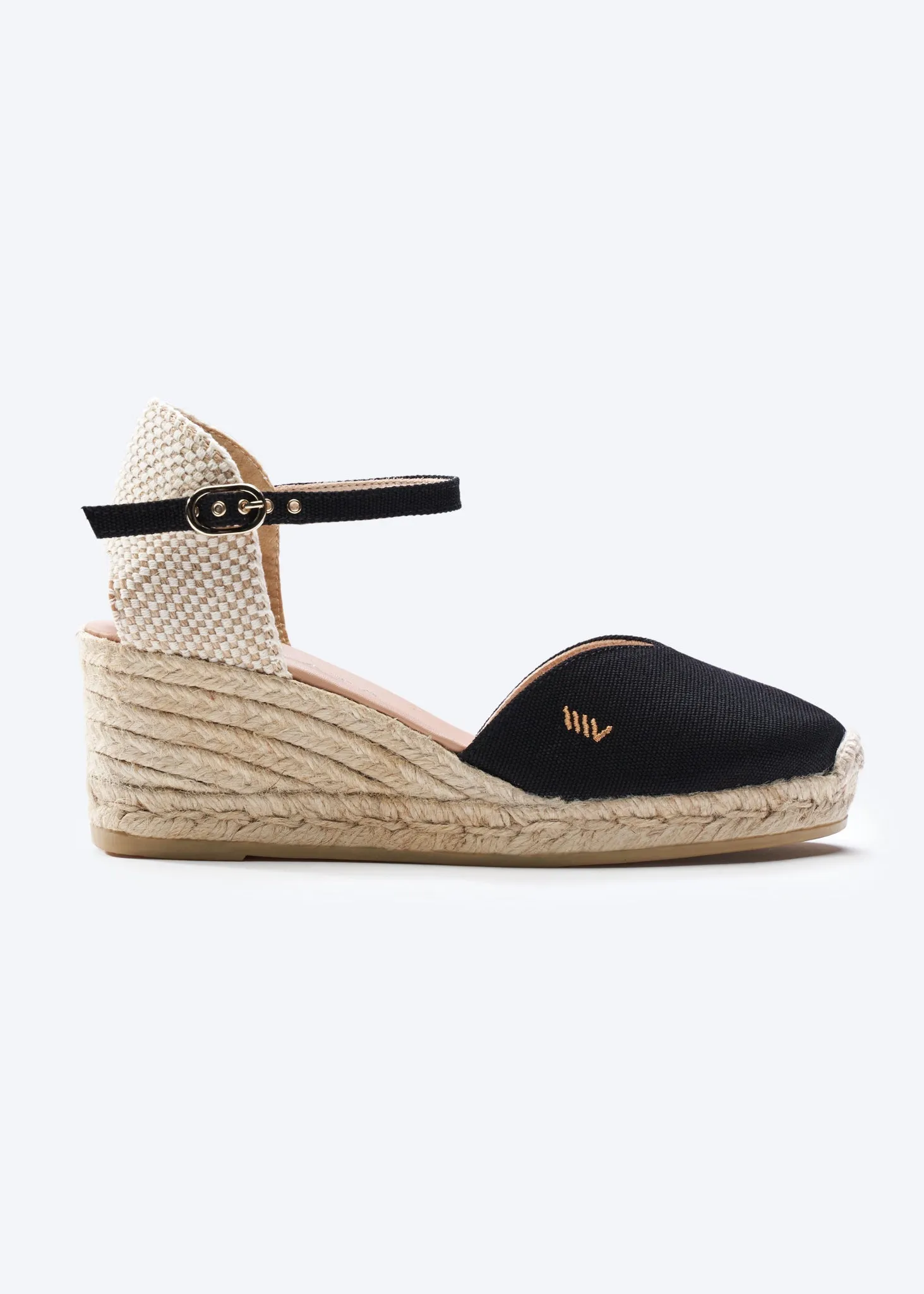 Reus Canvas Espadrille Wedges by Viscata