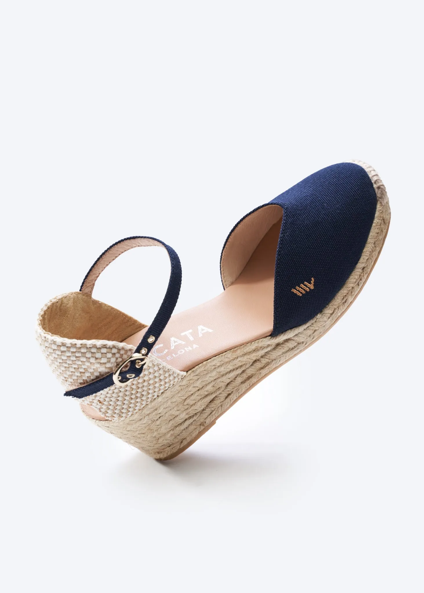 Reus Canvas Espadrille Wedges by Viscata