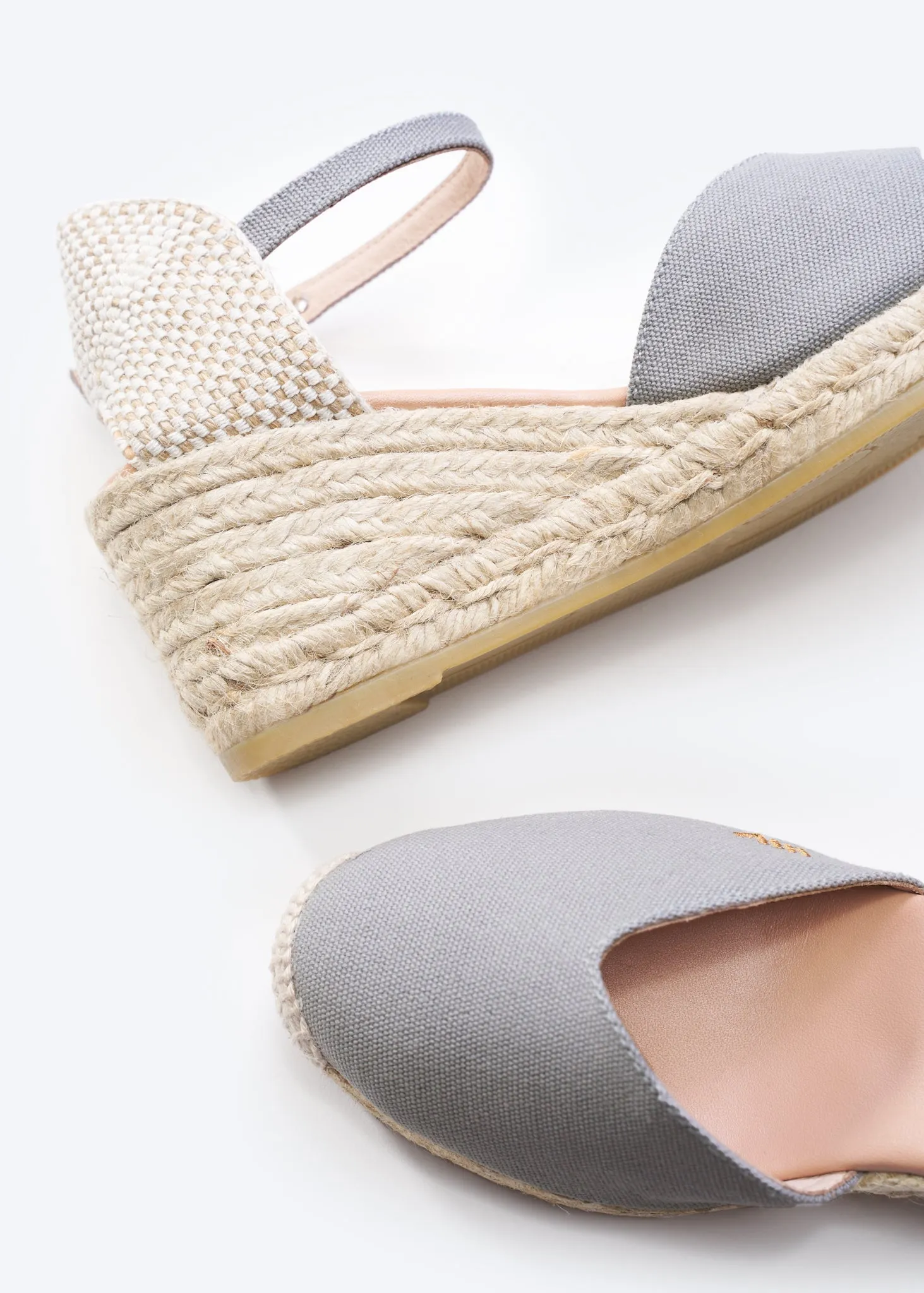 Reus Canvas Espadrille Wedges by Viscata