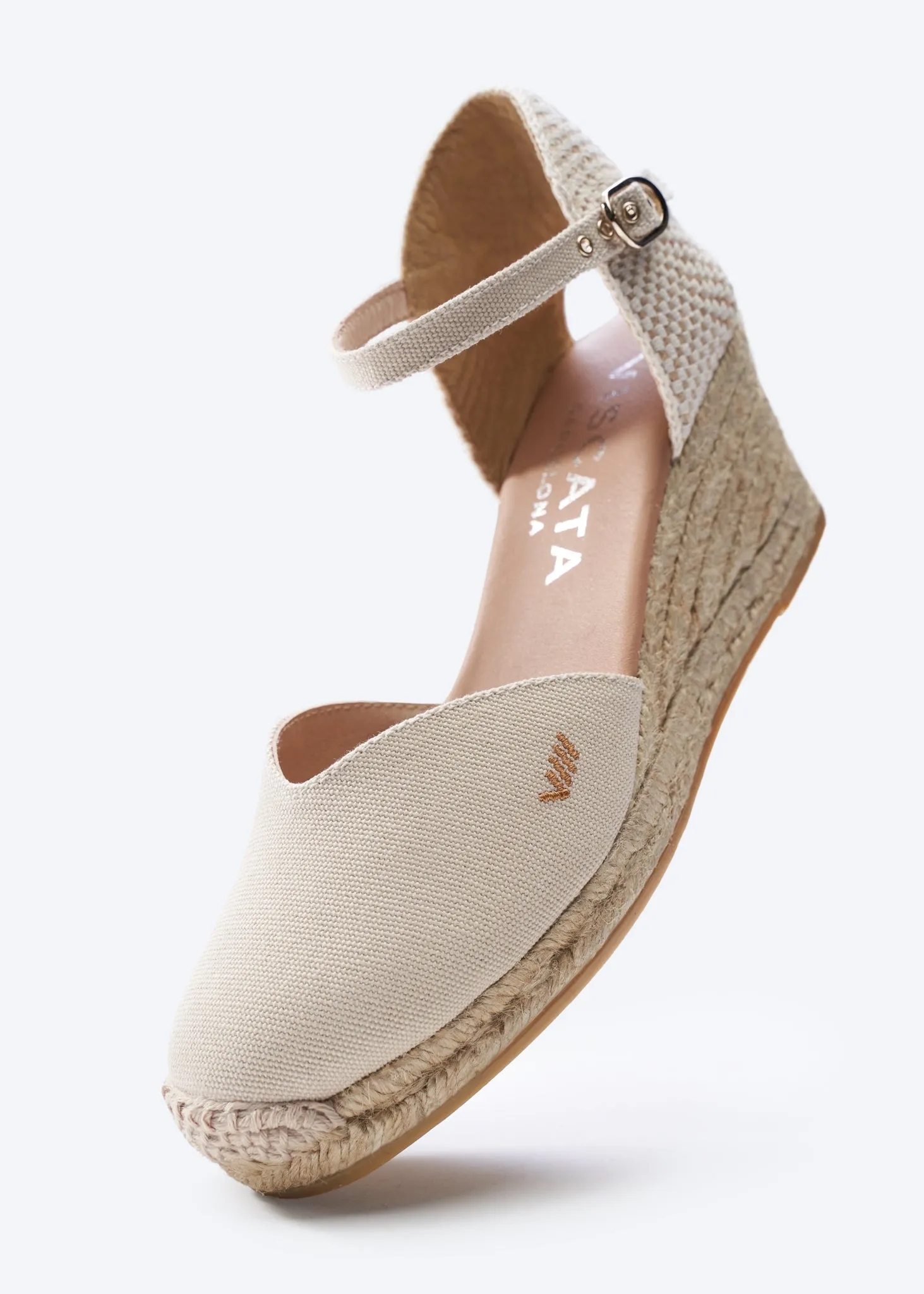 Reus Canvas Espadrille Wedges by Viscata
