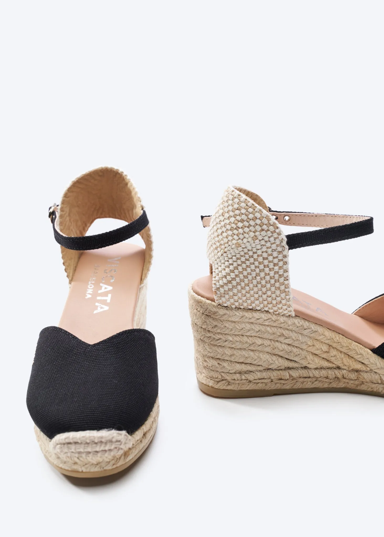 Reus Canvas Espadrille Wedges by Viscata