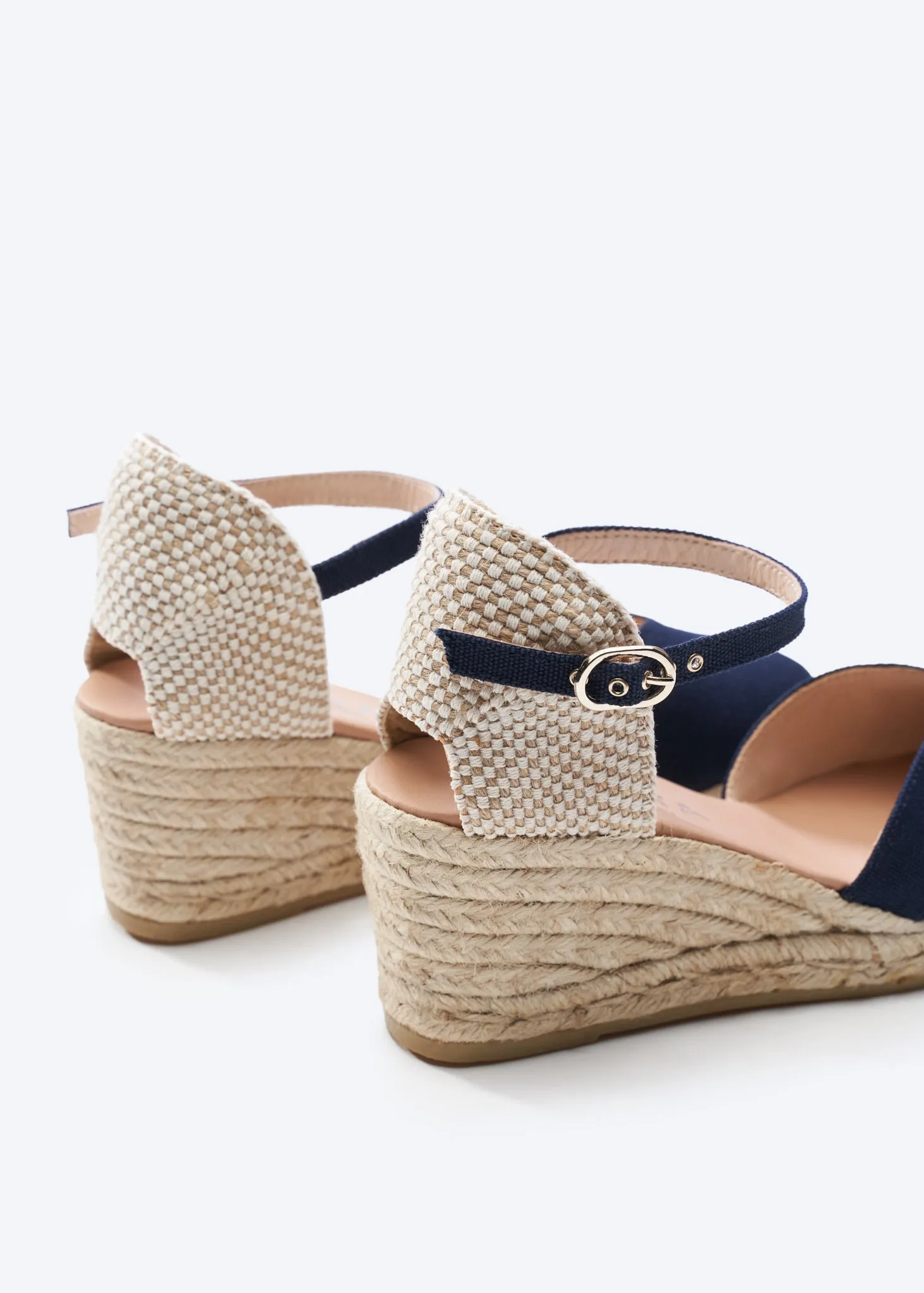 Reus Canvas Espadrille Wedges by Viscata
