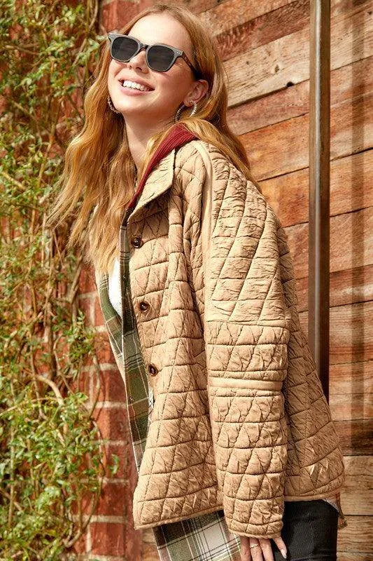 Rosie Quilted Layering Jacket
