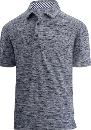 SAMERM Golf Shirts for Men Dry Fit Short Sleeve Mens Golf Shirt Performance Moisture Wicking Polo Shirts for Men