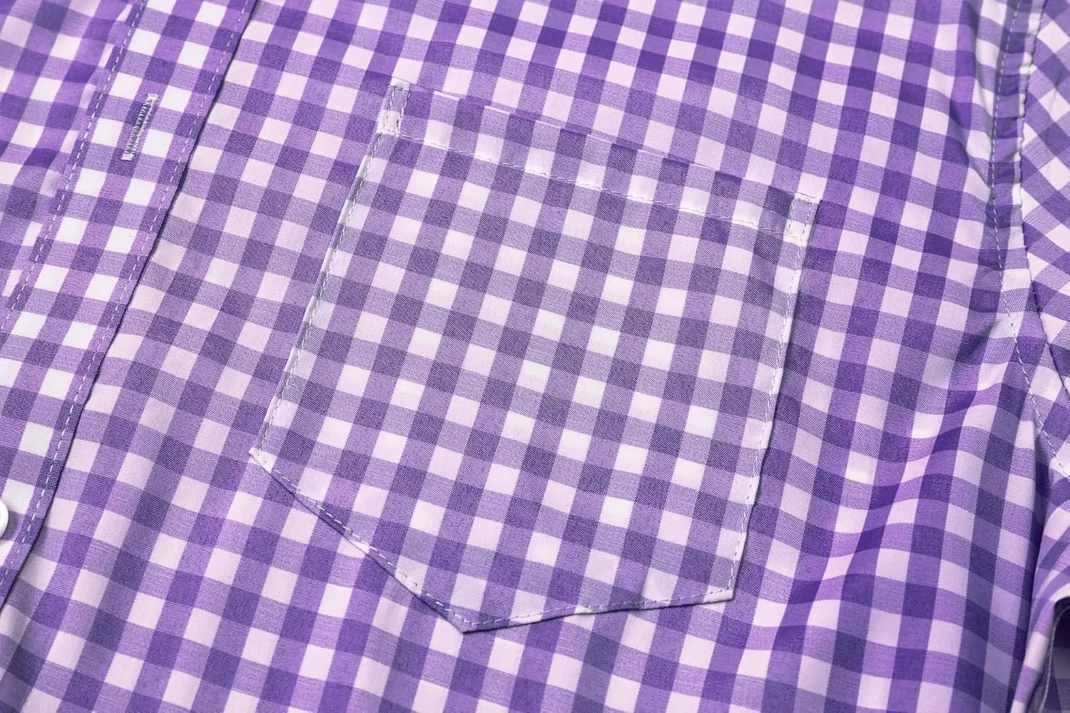 SANGTREE Men Plaid Casual Slim Fit Long Sleeve Button Down Dress Shirts, S - 3XL