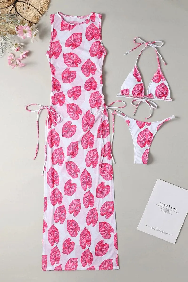 SB800 Bikini and Sheer Beach Dress Set
