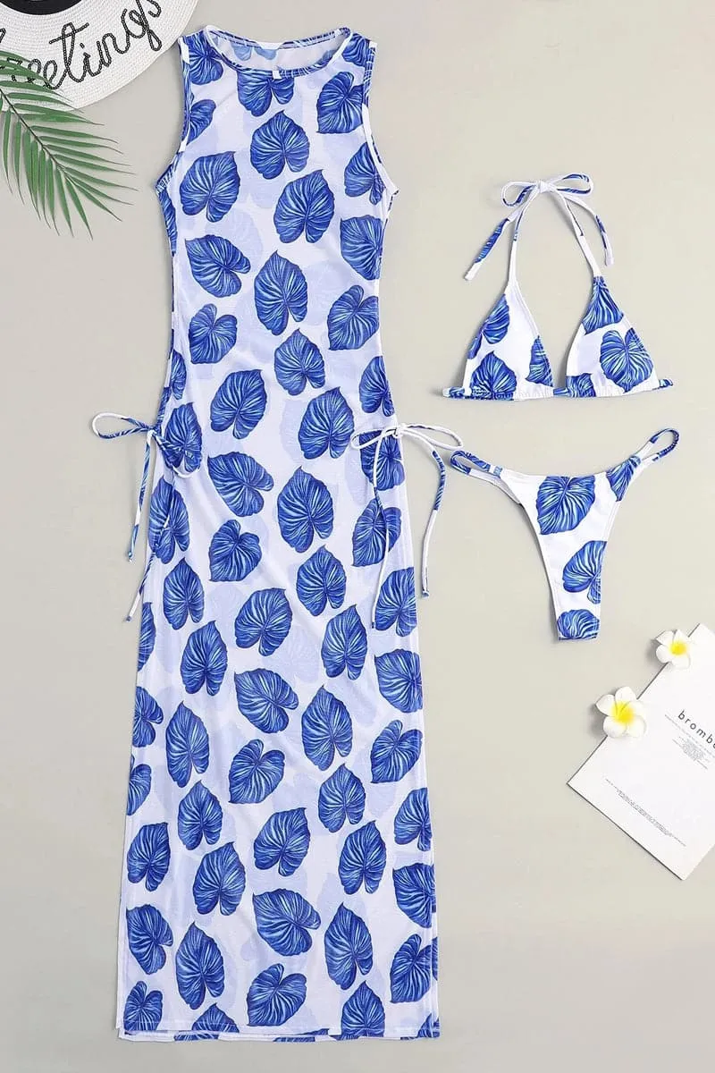SB800 Bikini and Sheer Beach Dress Set