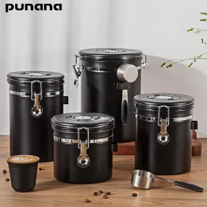 Sealed stainless steel, coffee containers
