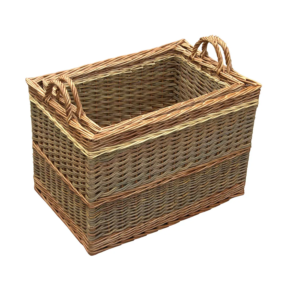 Set of 2 Buttermere Large Log basket