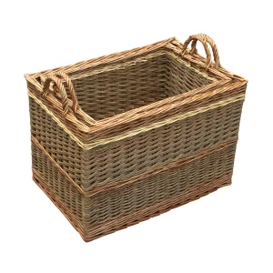 Set of 2 Buttermere Large Log basket