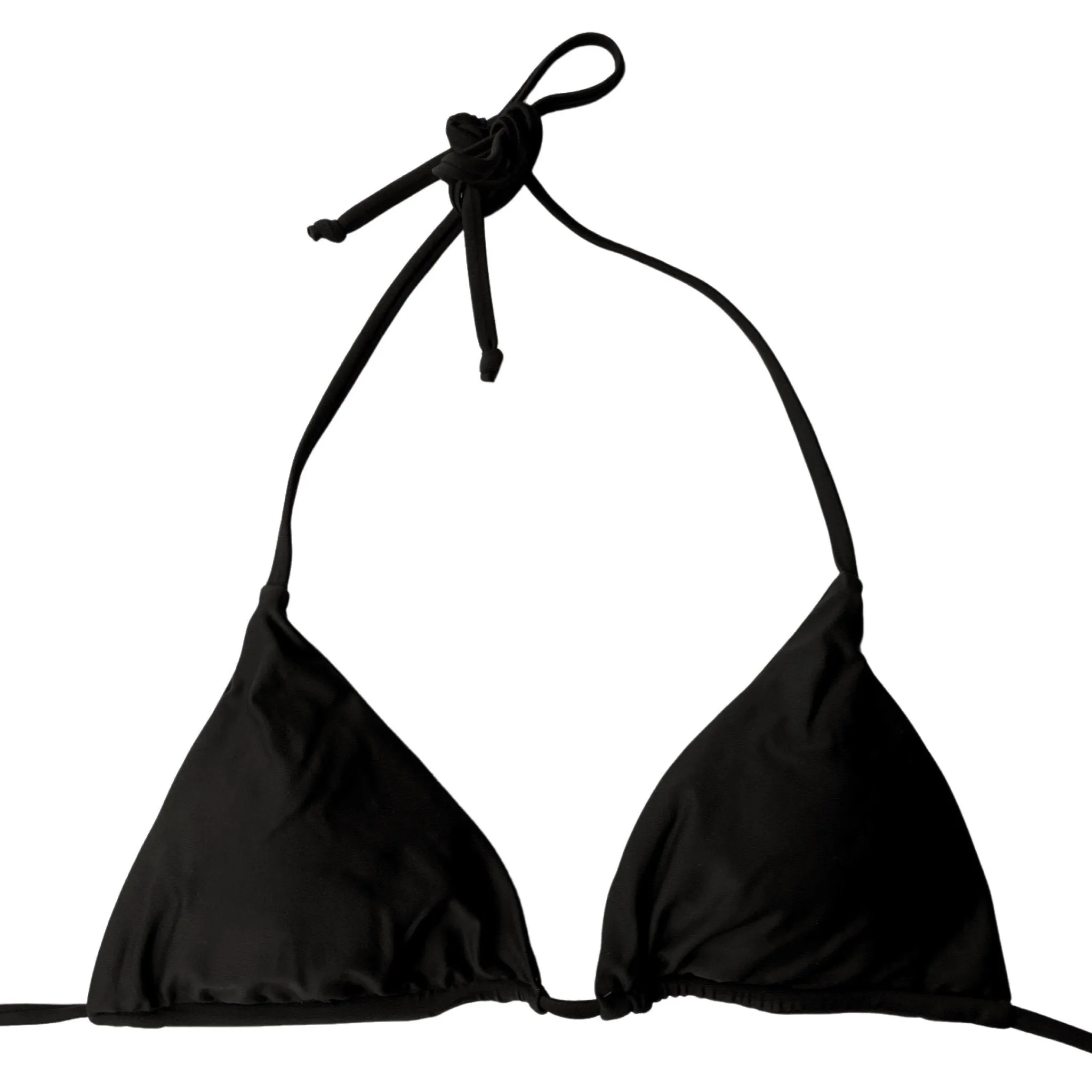 SICILY BIKINI TOP - LIQUORICE BLACK