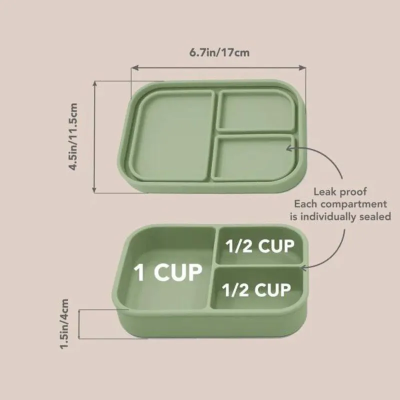 Small Silicone Sealed Snack Box