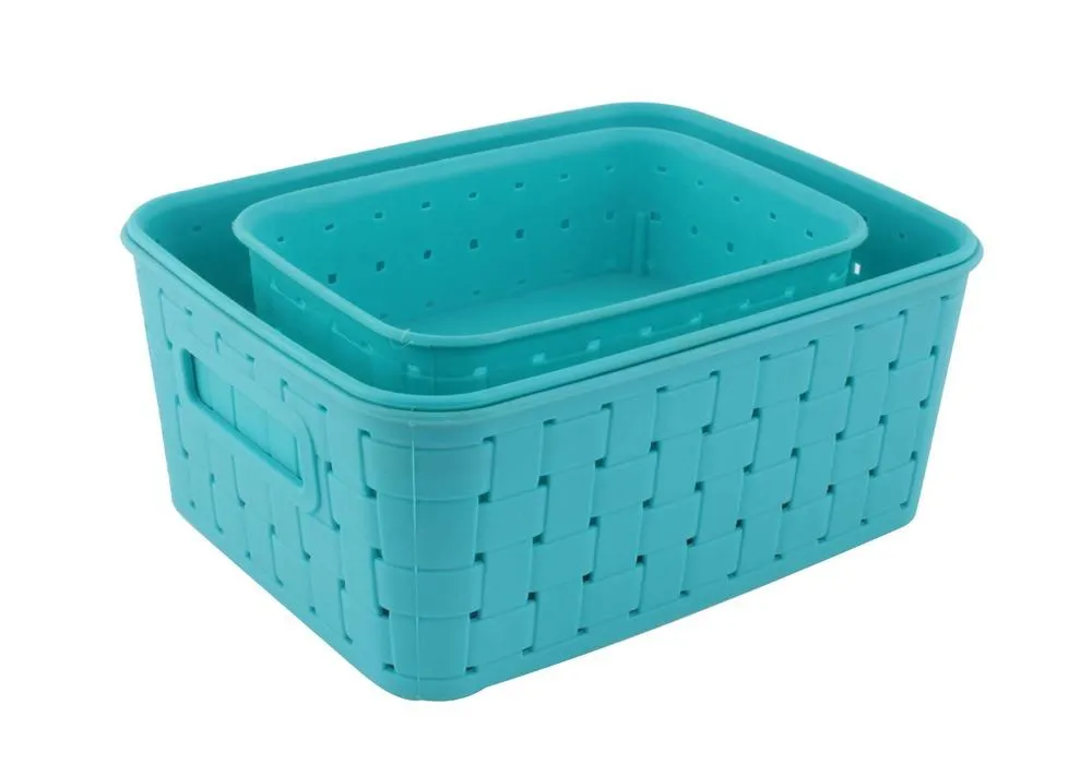 Smart Baskets for Storage(Set of 3) Sky Blue - H00389