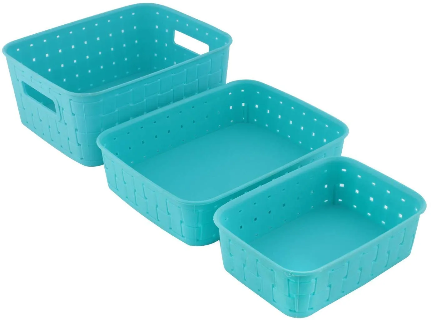 Smart Baskets for Storage(Set of 3) Sky Blue - H00389