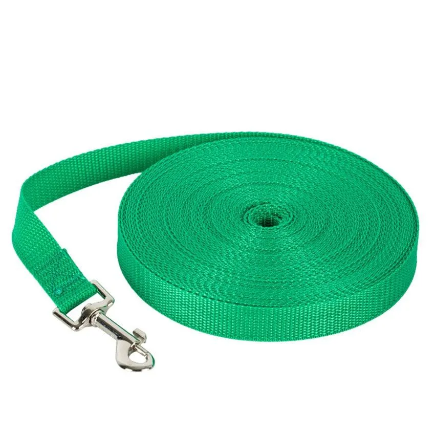 Solid Color Long Dog Leash