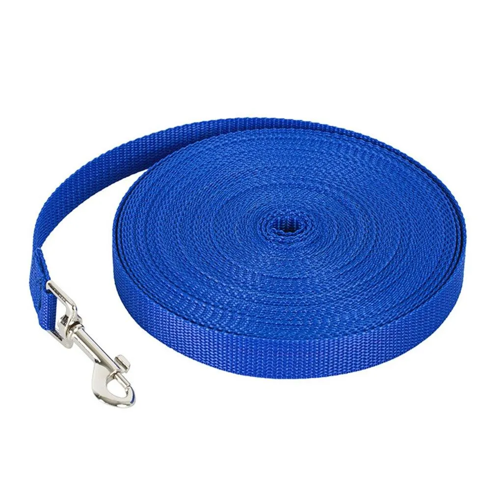 Solid Color Long Dog Leash