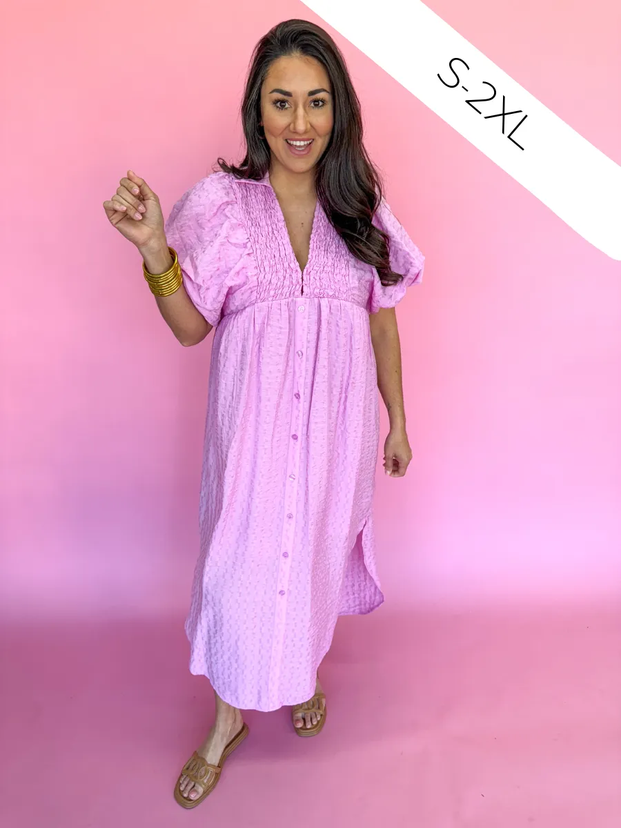 Southern Charm Dress - Pink