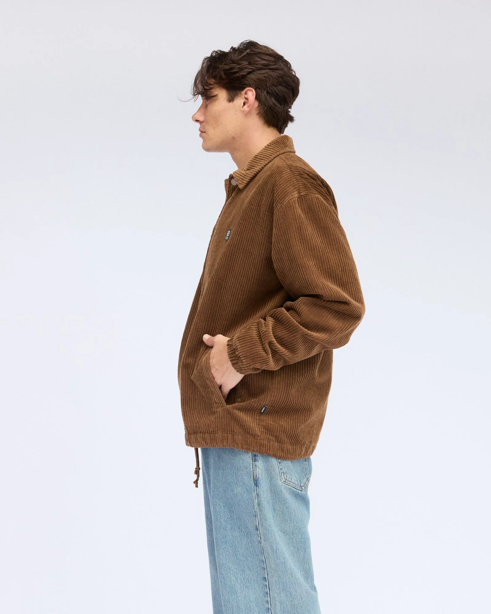 Split Jacket - Brown Cord