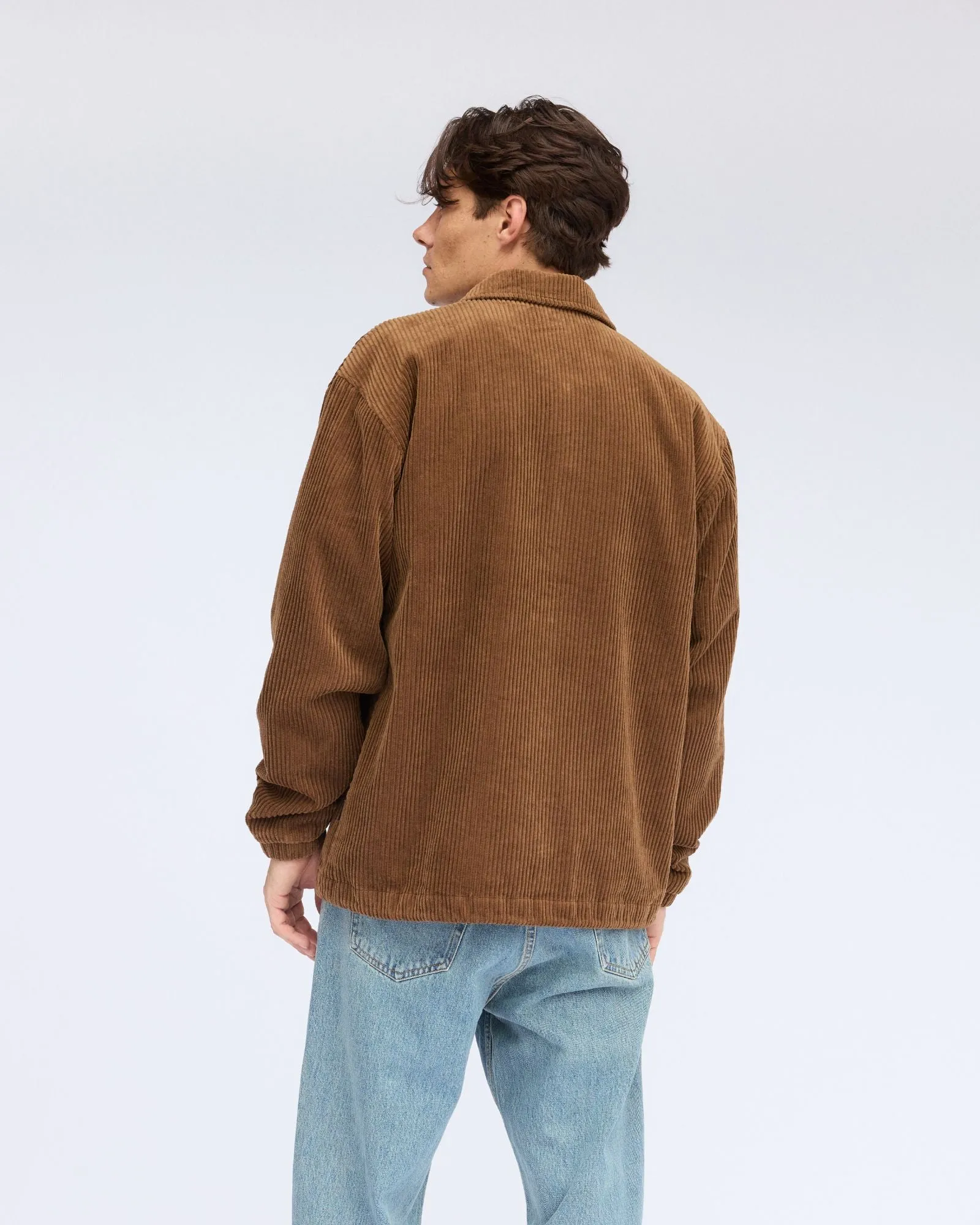 Split Jacket - Brown Cord