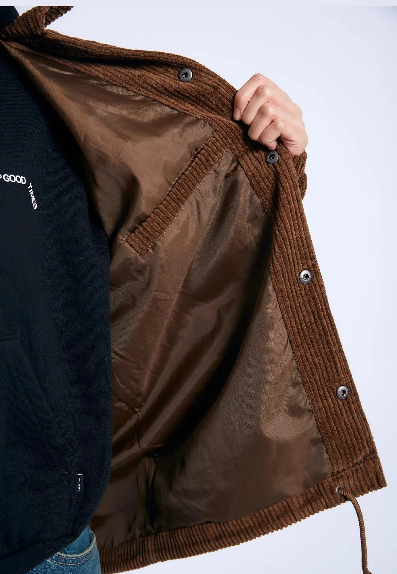 Split Jacket - Brown Cord
