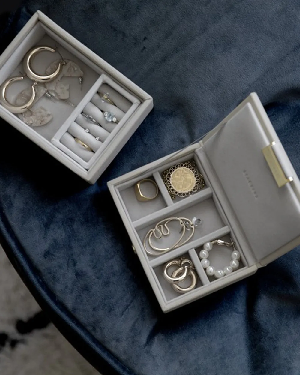 Stackers Micro Jewellery Box  Oatmeal